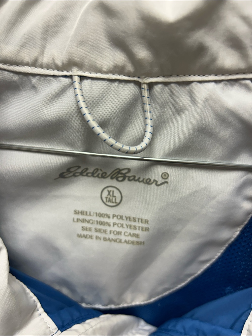 Eddie Bauer two tone windbreaker, extra large tall image 2